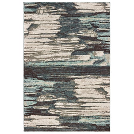 Oriental Weavers 9 ft. 10 in. x 12 ft. 10 in. Carson Rectangular Area Rug Blue C9675A300390ST